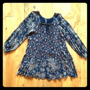 Free People Floral Tunic